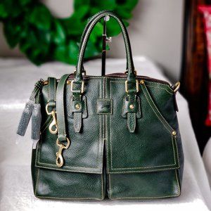 Dooney & Bourke Clayton Florentine Ivy Green